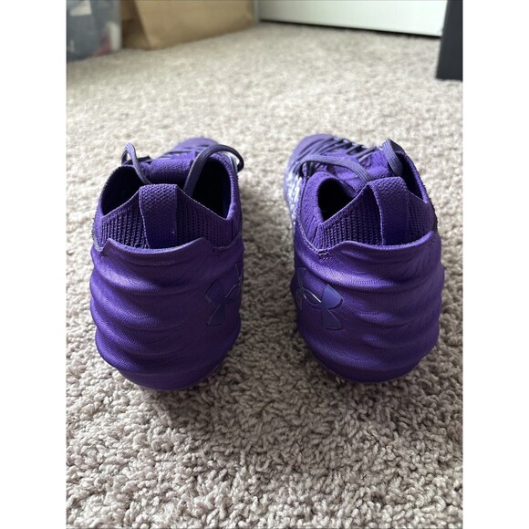 Under Armour Blur Smoke 2.0 MC Mens Football Cleats Purple 3027978-500 Size 14 - Picture 3 of 6